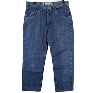 Gander Mtn. Relaxed Fit Jeans Everyday‎ Wear Mens 34x30 Hemmed (Fits 34x27)